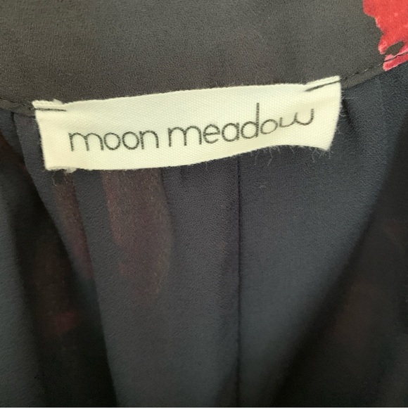 MOON MEADOW Floral Midi Skirt Women’s Size Small - Picture 5 of 5